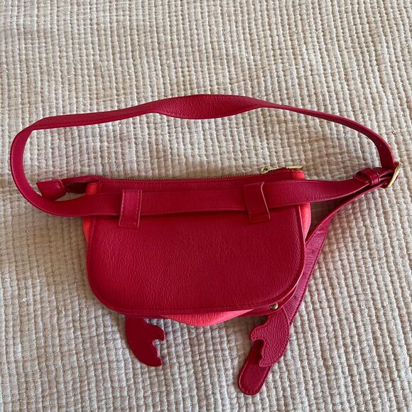 Loungefly Disney Little Mermaid Sebastian Fanny Pack Waist Bag Red WDTB15490619 - Picture 2 of 11